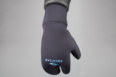 Перчатки Hunter 3х-палые 5мм ультраспан/открытая пора Перчатки Hunter 3х-палые 5мм ультраспан/открытая пора