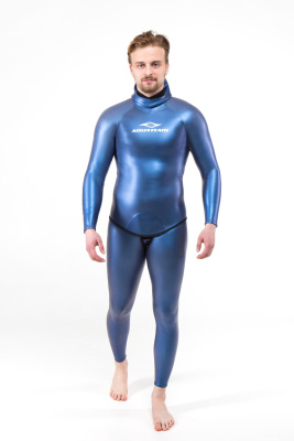 Гидрокостюм Фридайвинг Jaco мужской 1,5мм голый/ультраспан синий Гидрокостюм Фридайвинг Jaco мужской 1,5мм голый/ультраспан синий